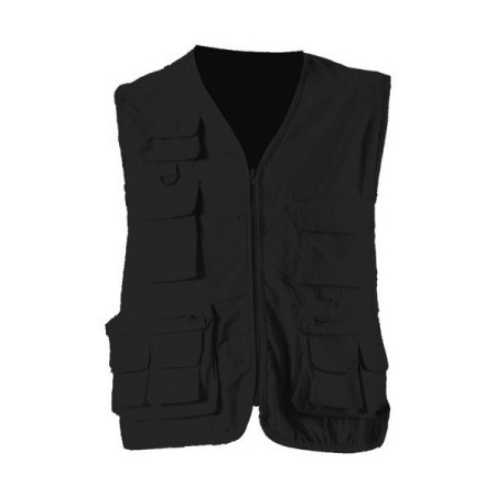 Γιλέκο ρεπόρτερ με δίχτυ Li 108 Μαύρο