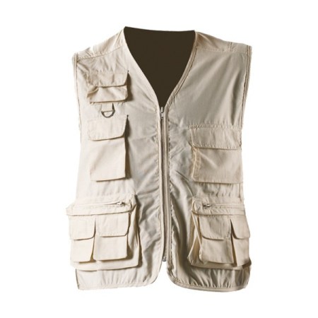 Γιλέκο ρεπόρτερ με δίχτυ Li 108 Natural