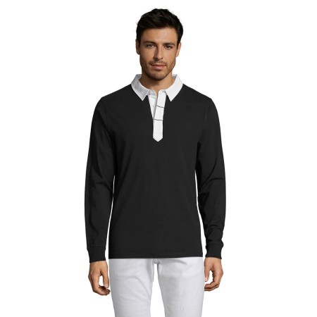 Ανδρικό πόλο (Preston 02951) μαύρο